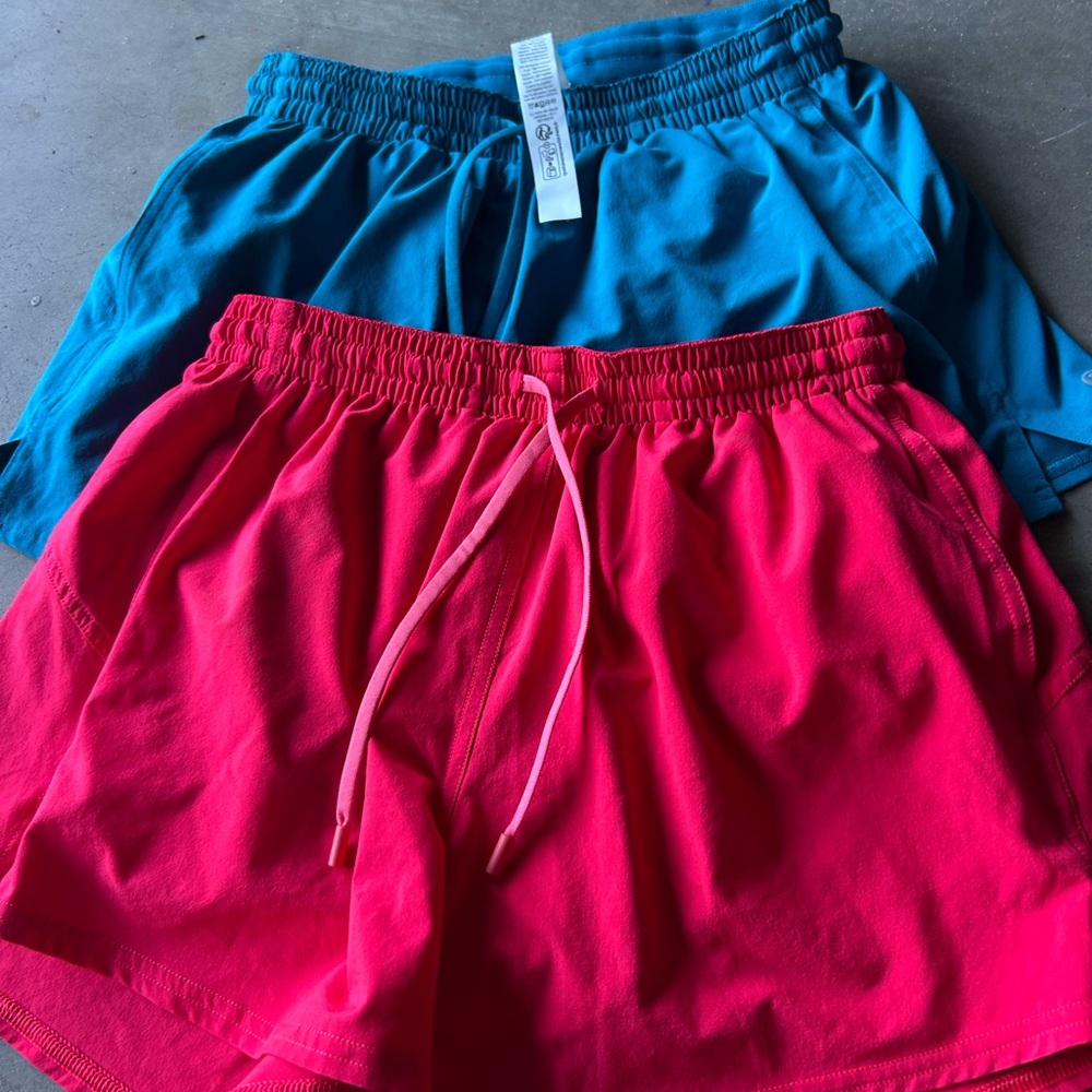 Lululemon Athletica Teal and pink Shorts